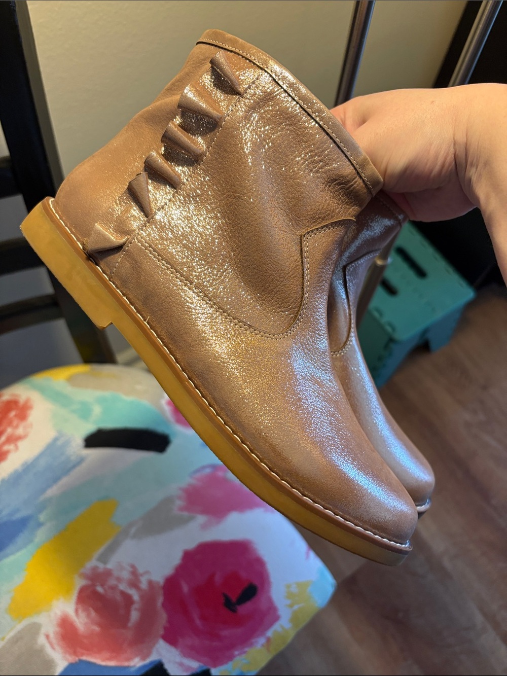 Elephantito sparkly boots (like new)